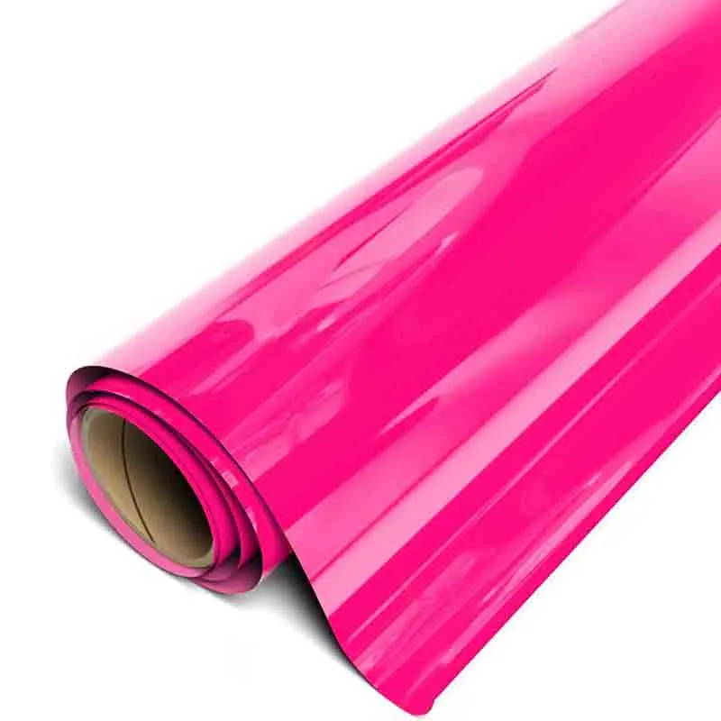 12" Fluorescent Raspberry Siser EasyWeed Heat Transfer Vinyl (HTV)