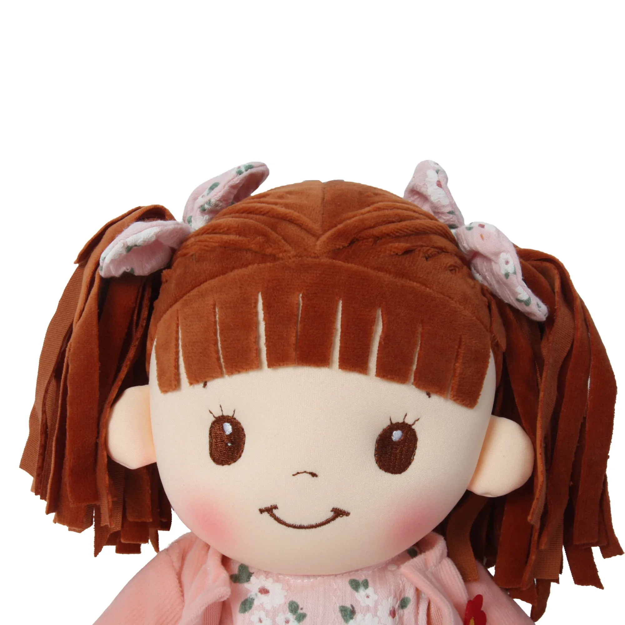 Adorable 16-Inch Little Sweet Hearts Peach Doll - Child-Friendly Playtime Companion (90964)