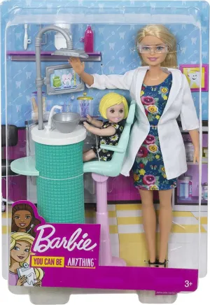 Barbie Career Doll & Playset Dentist Blonde Hair