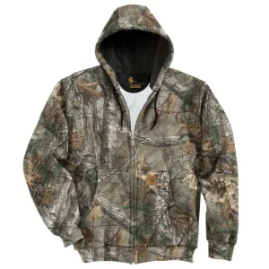 Carhartt MW Camo Hooded Zip Front Swtsh