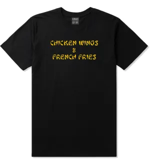 Chicken Wings And French Fries T-Shirt