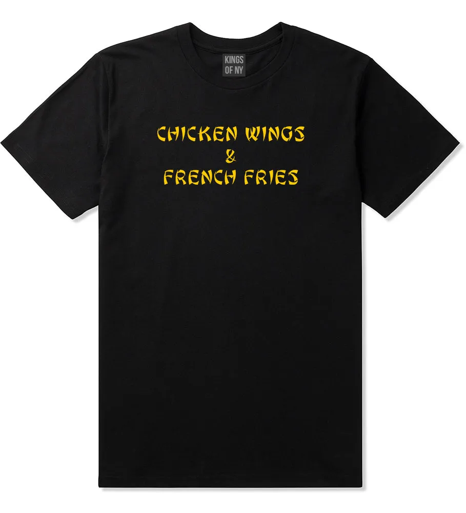 Chicken Wings And French Fries T-Shirt