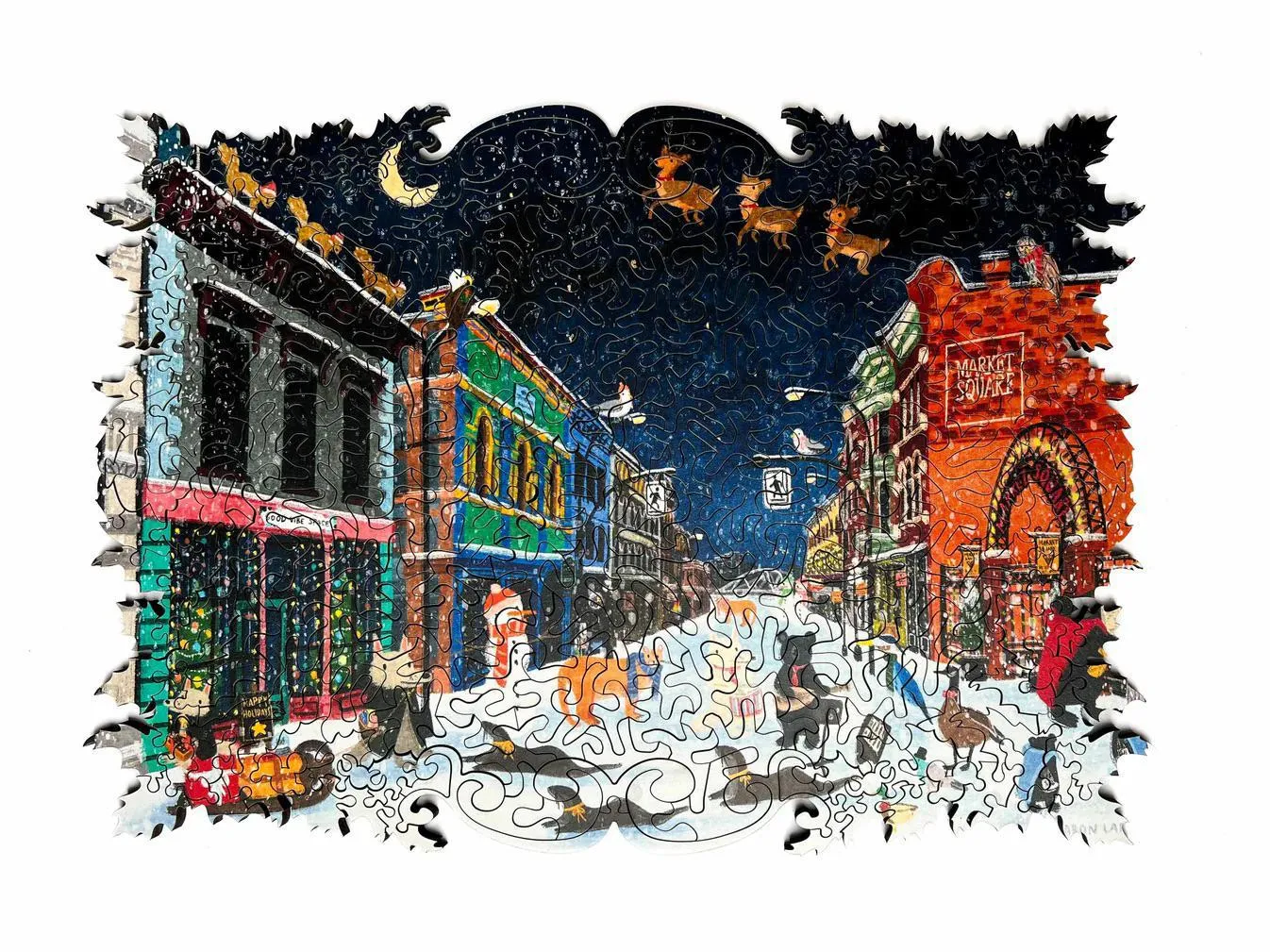 Christmas Critters Wood Jigsaw Puzzle