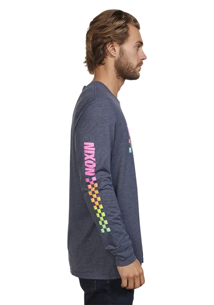 Circuit Long Sleeve Repreve® T-Shirt - Navy / Multi