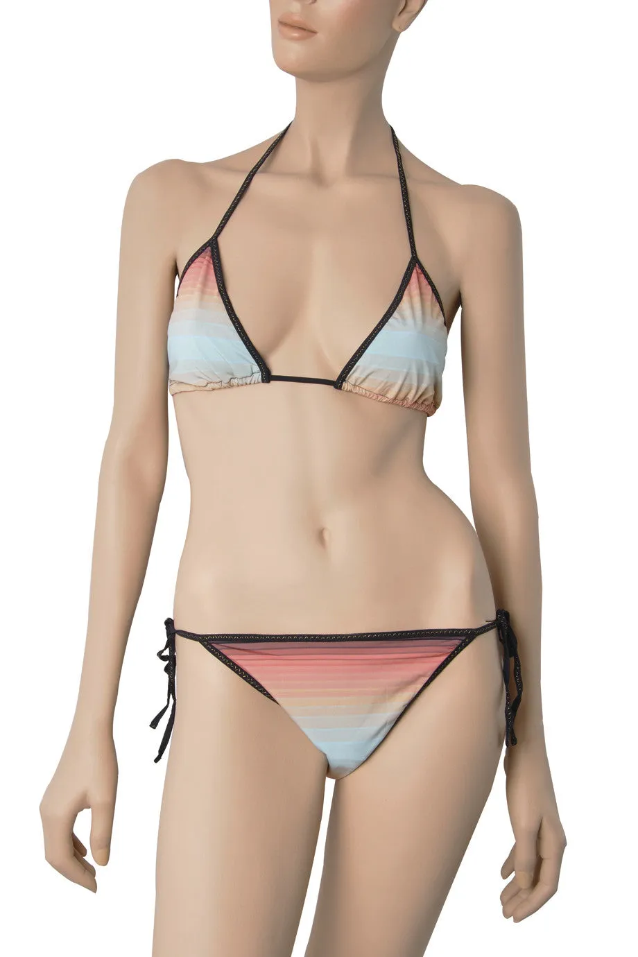 CLUBE BOSSA SUNSET Pastel Gradient Triangle Bikini