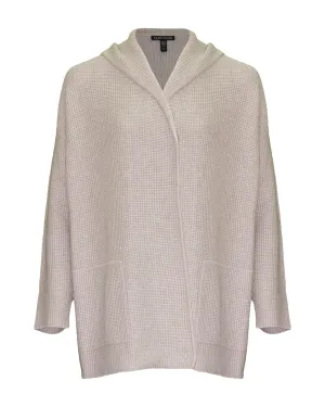 Cotton Hooded Cardigan