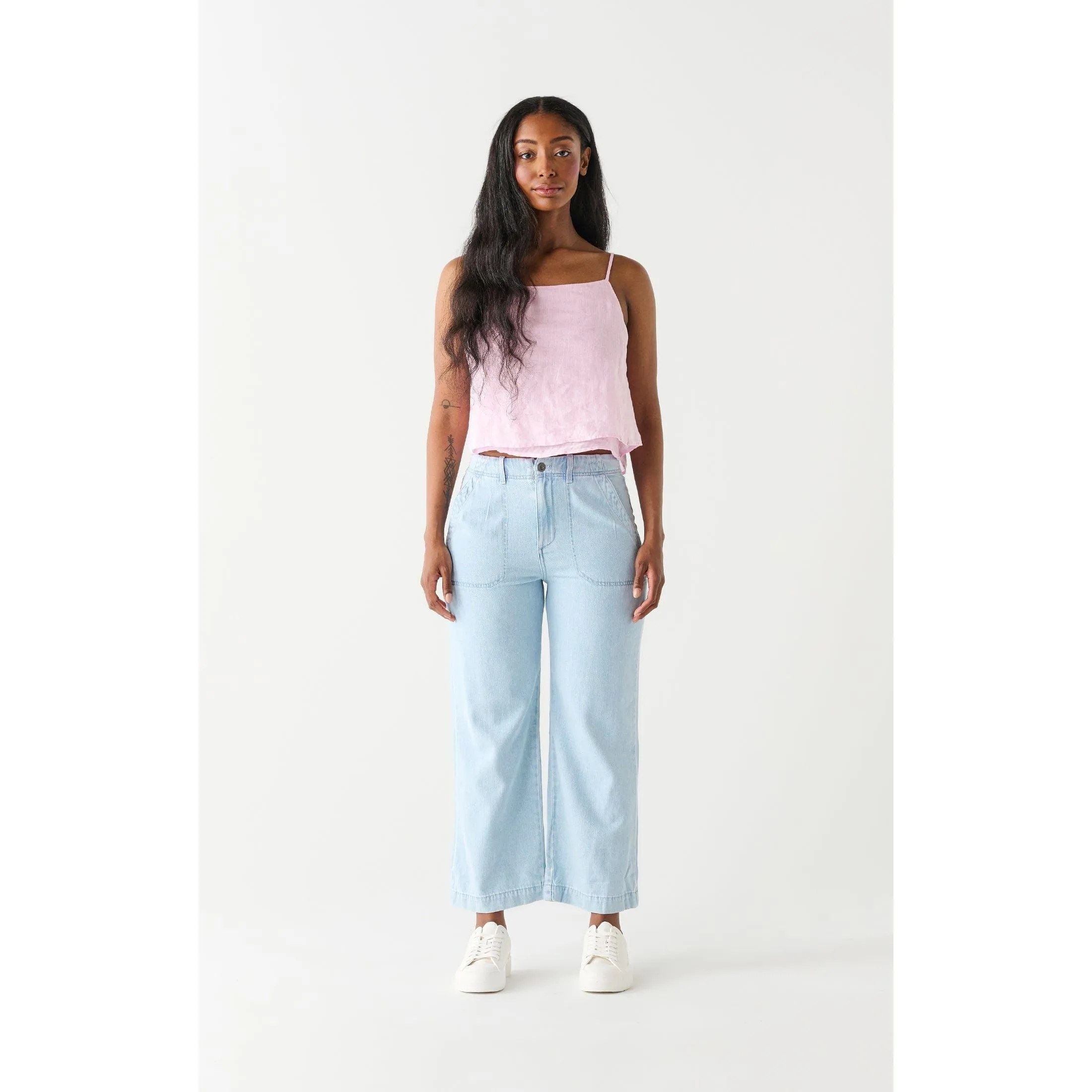 Dex Utility Wide Leg Crop Pants