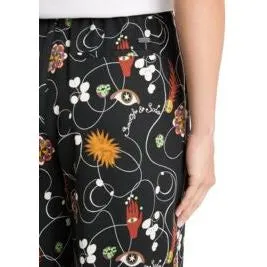 Eleni Printed Wide Leg Pyjama Pant