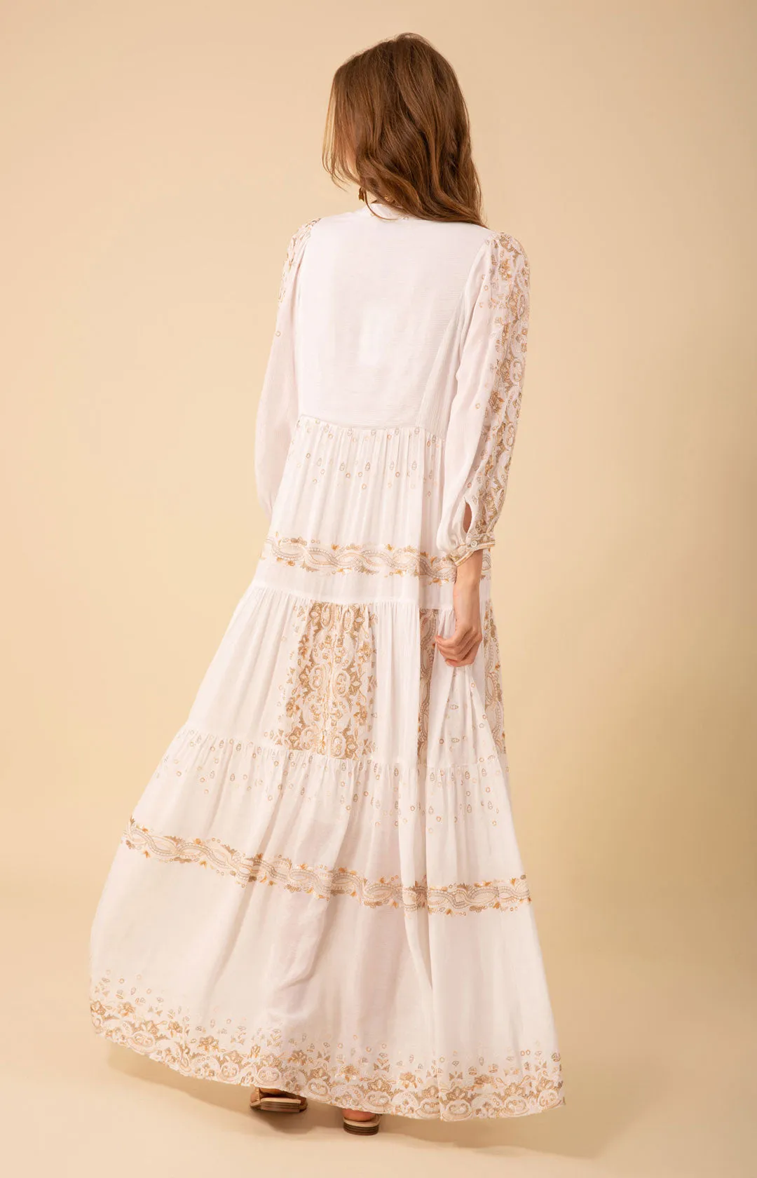 Emery Embroidered Maxi Dress