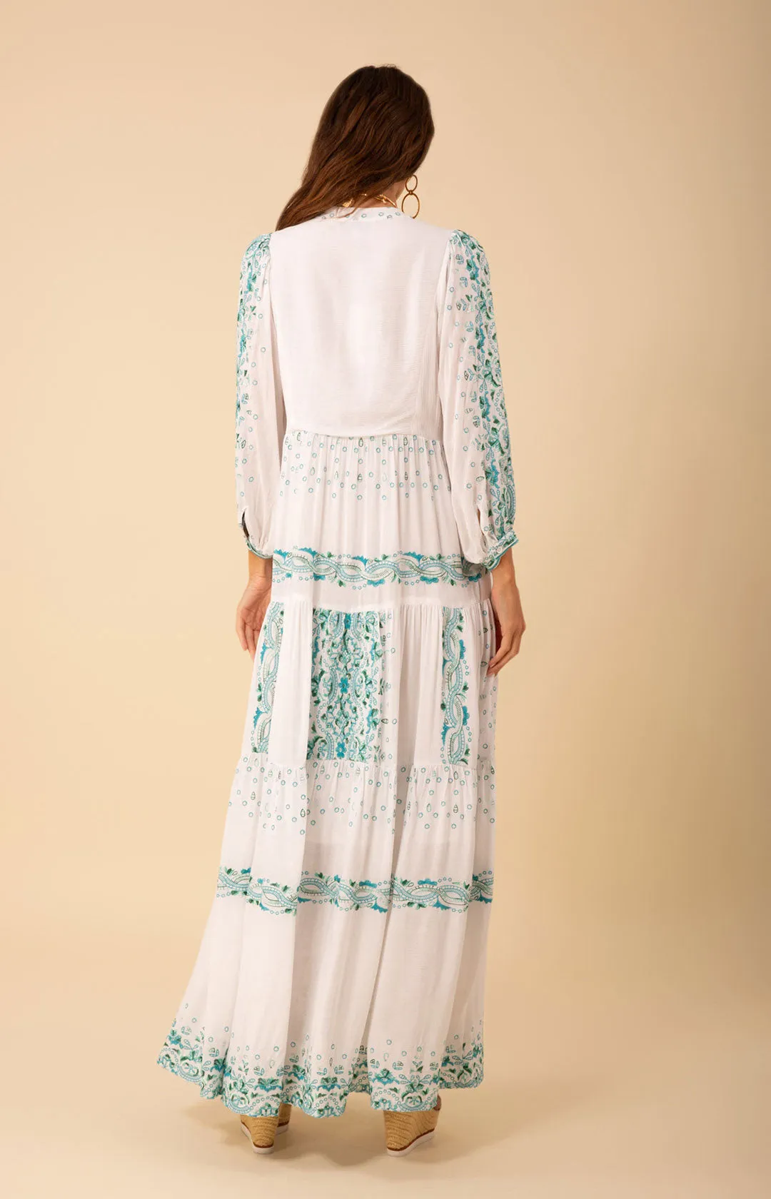 Emery Embroidered Maxi Dress