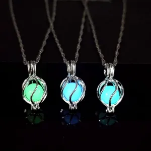 Fluorescent Stone Necklace