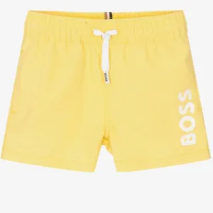 HUGO BOSS - Toddler Swim Shorts - Yellow