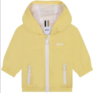 HUGO BOSS - Windbreaker Jacket -  Yellow