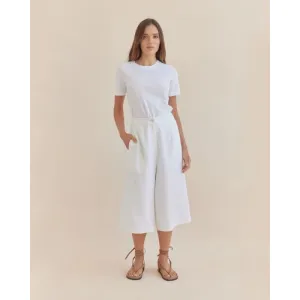 Katrina Linen Culottes | Ivory