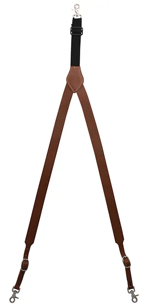 Leather Suspenders Made in USA