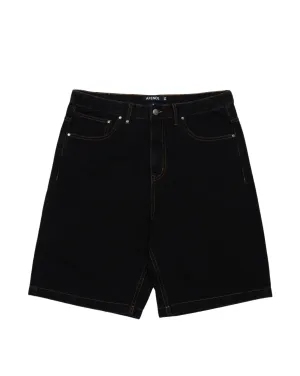 Lil C Denim Baggy Fit Short 22" - Washed Black