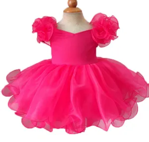 Little Girls/Toddler/Baby Girl Natural Baby Doll Pageant Dress