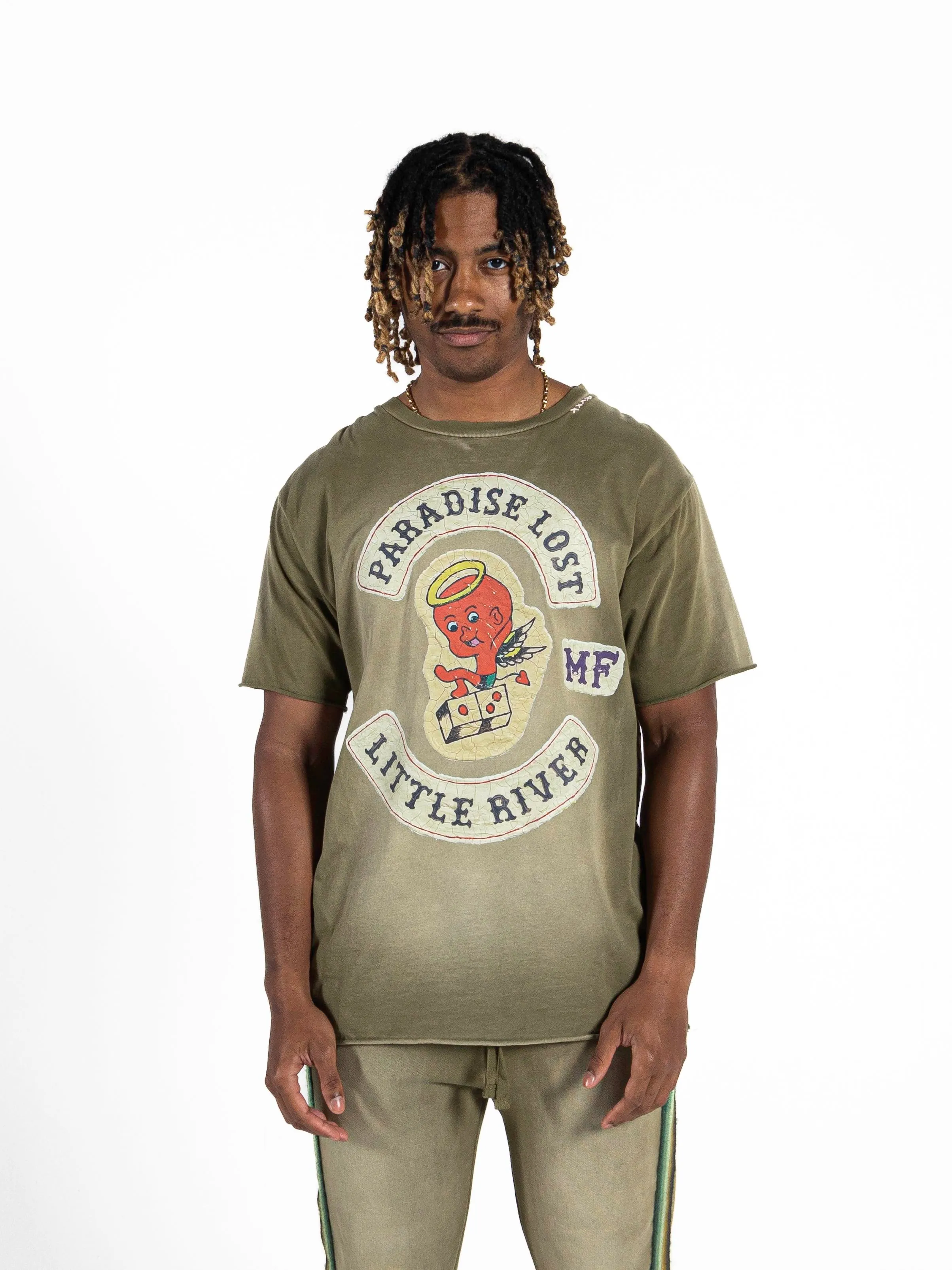 Little River T-shirt - Defender Green