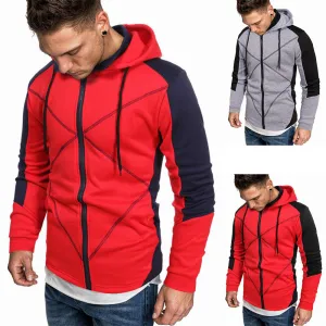 Men's Hooded Zipper Cardigan Sports Hoodie