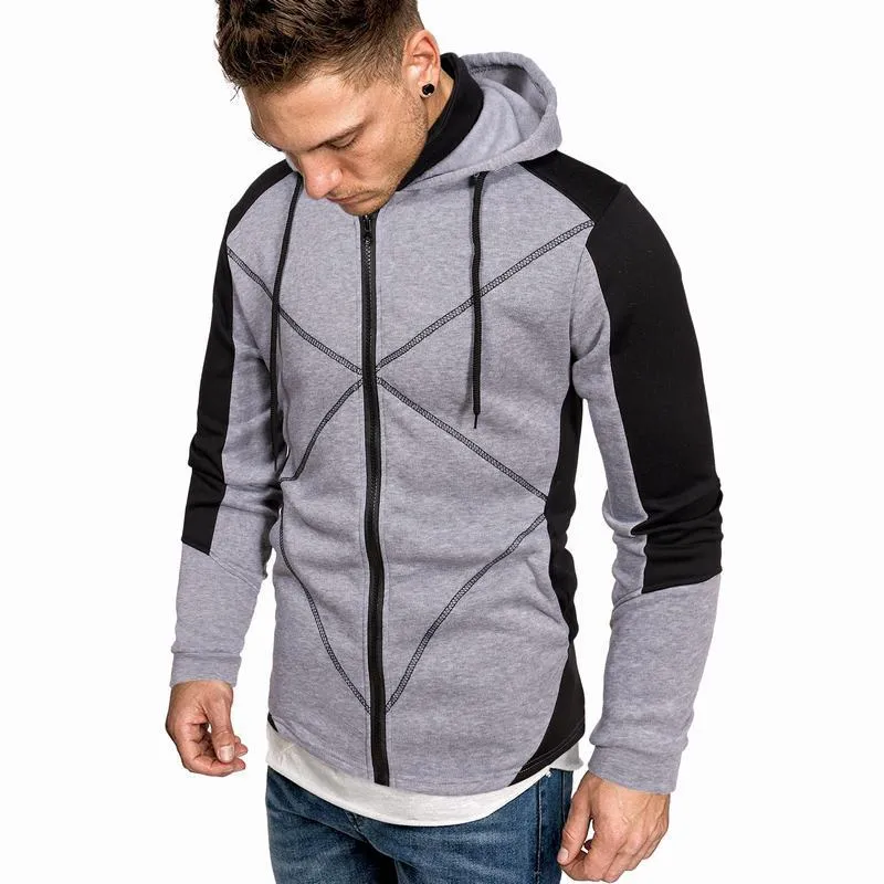 Men's Hooded Zipper Cardigan Sports Hoodie