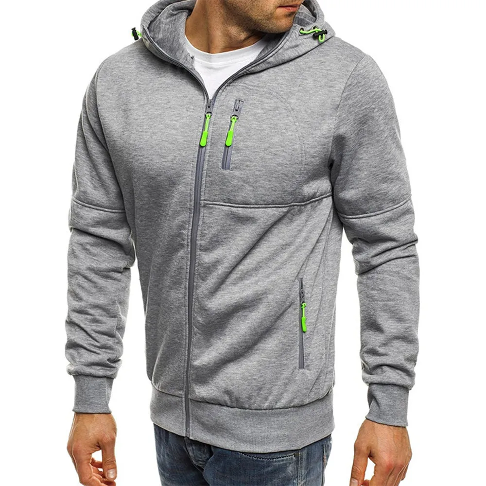 MEN'S SPORTS, FITNESS, LEISURE JACQUARD HOODIE, CARDIGAN, HOODIE