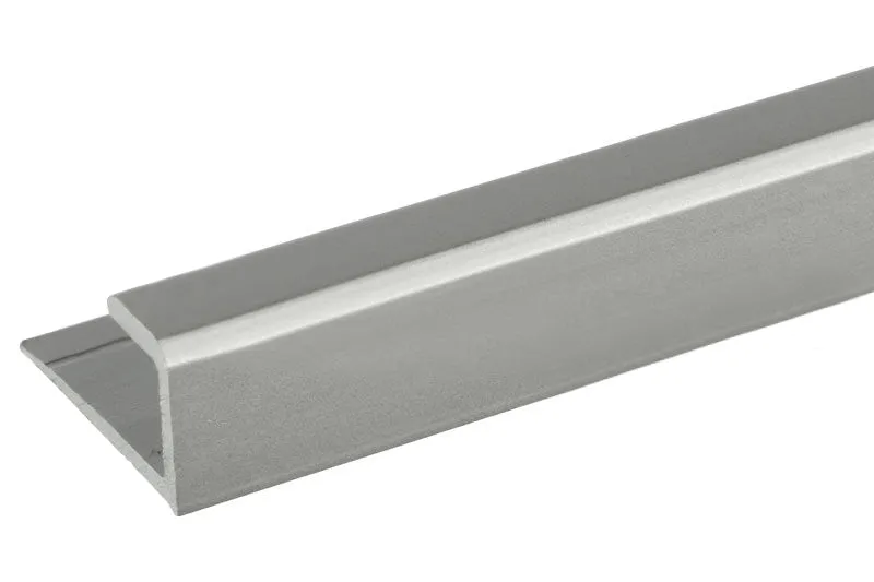 Mirror 5/16" "J" Channel - Bottom - Brushed Nickel