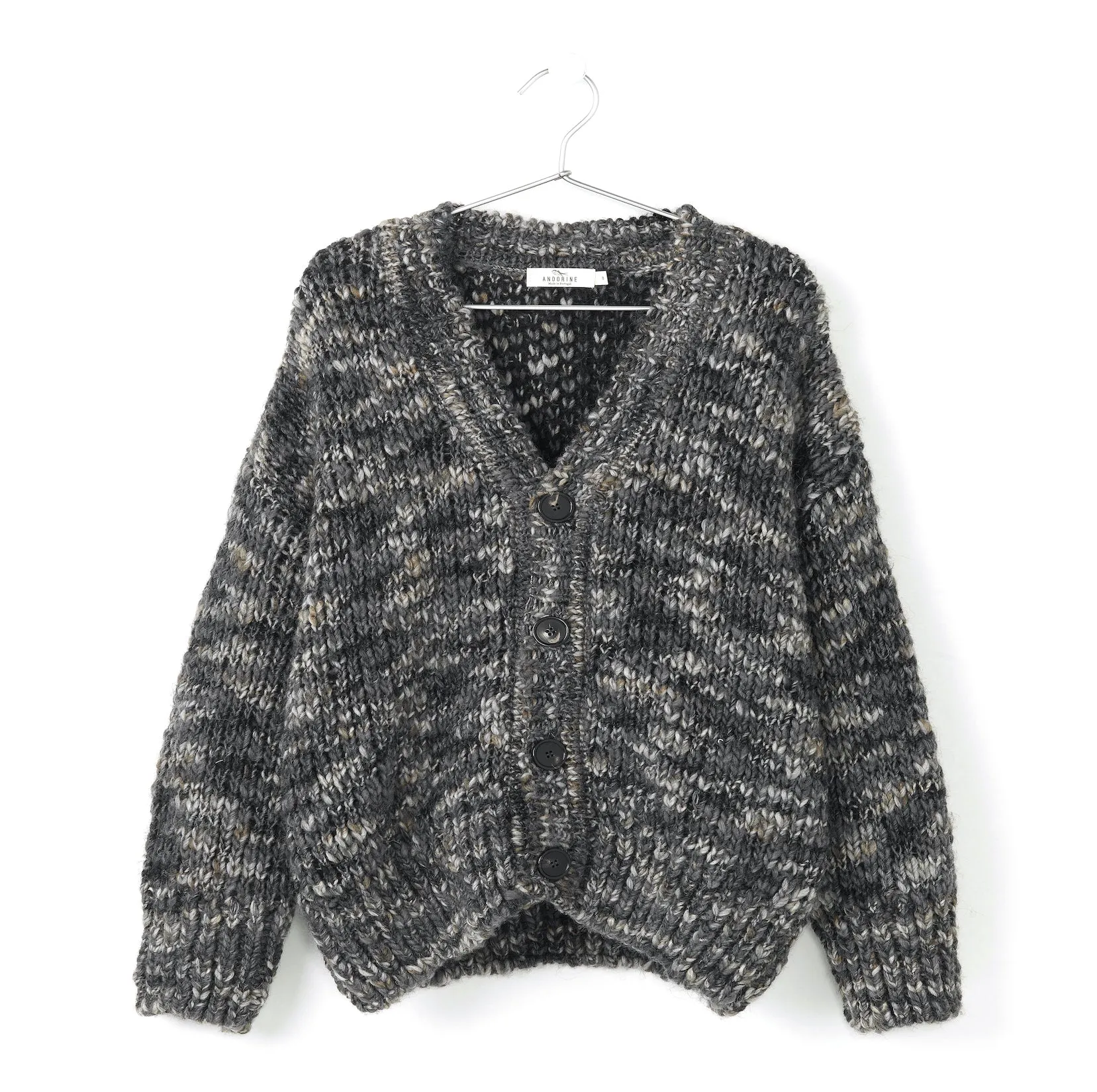 MÉLANGE KNITTED CARDIGAN