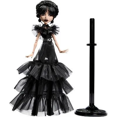 Monster High x Wednesday Collectible Rave'N Wednesday Doll in Black Gown