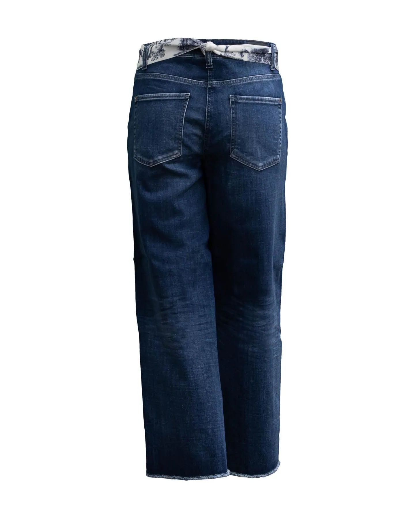 Phillipa Crop Jeans Used Blue