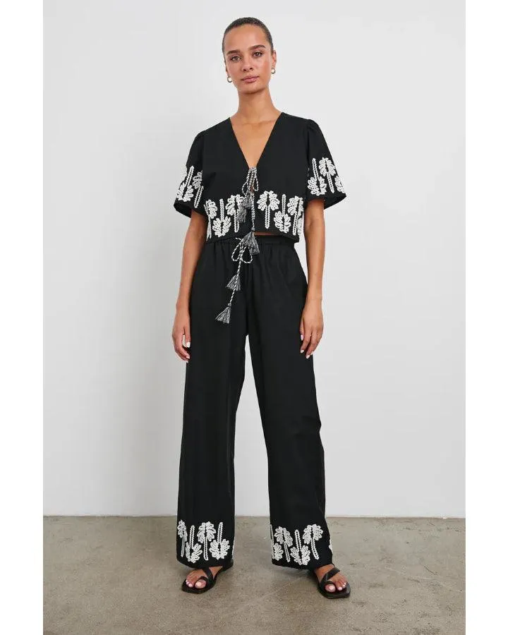 Rails Emmie Embroidered Hem Pant