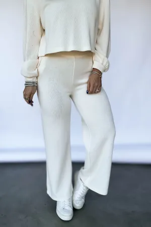 Relaxation Ivory Wide Leg Pants