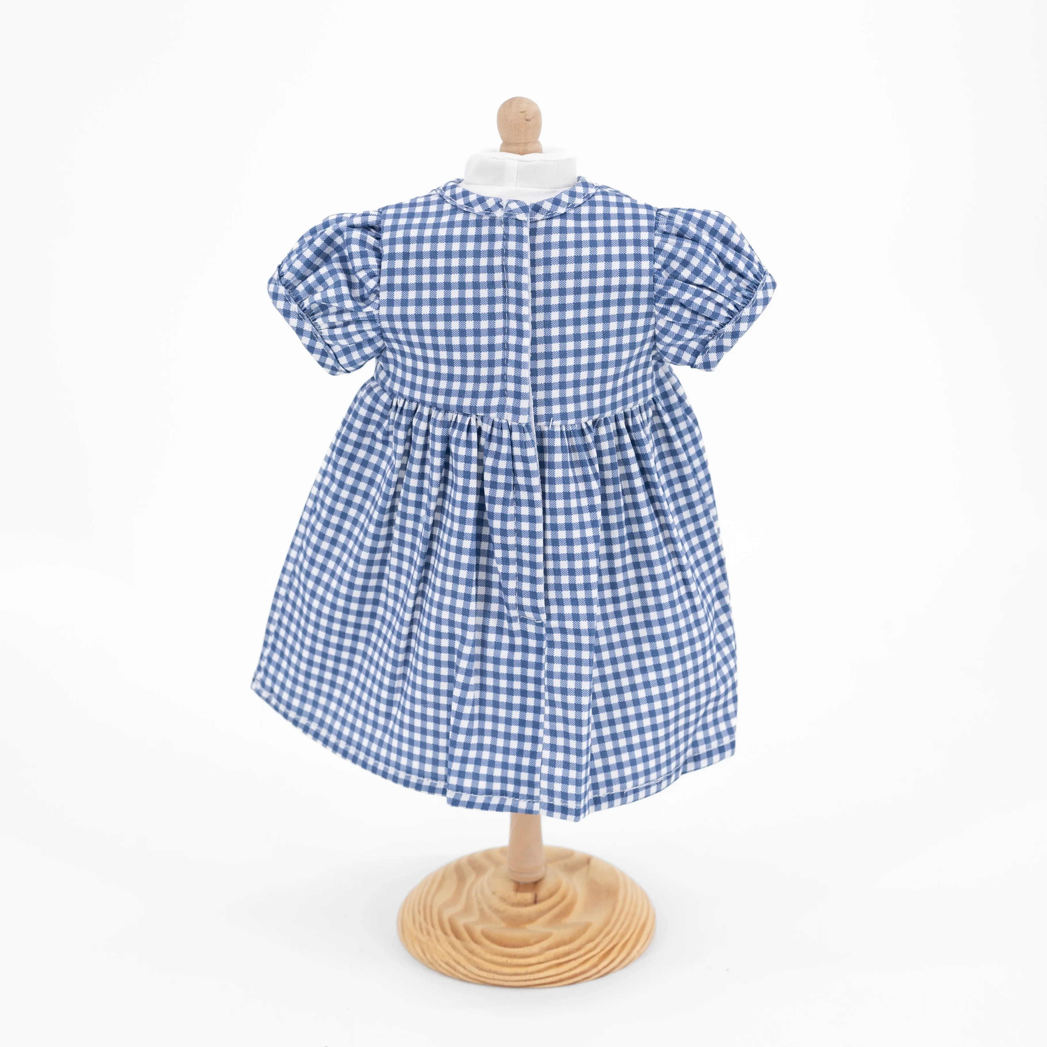 Sarita Doll Dress - Classic Gingham Pumpkin