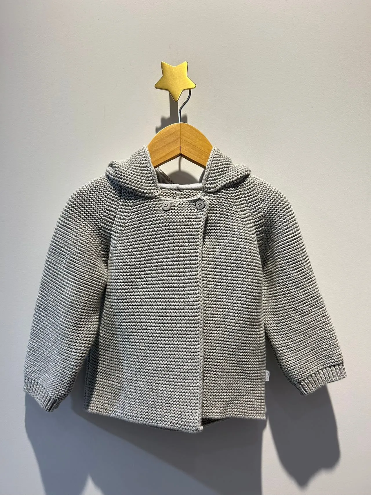 Stella Mccartney Baby Knit Hooded Cardigan