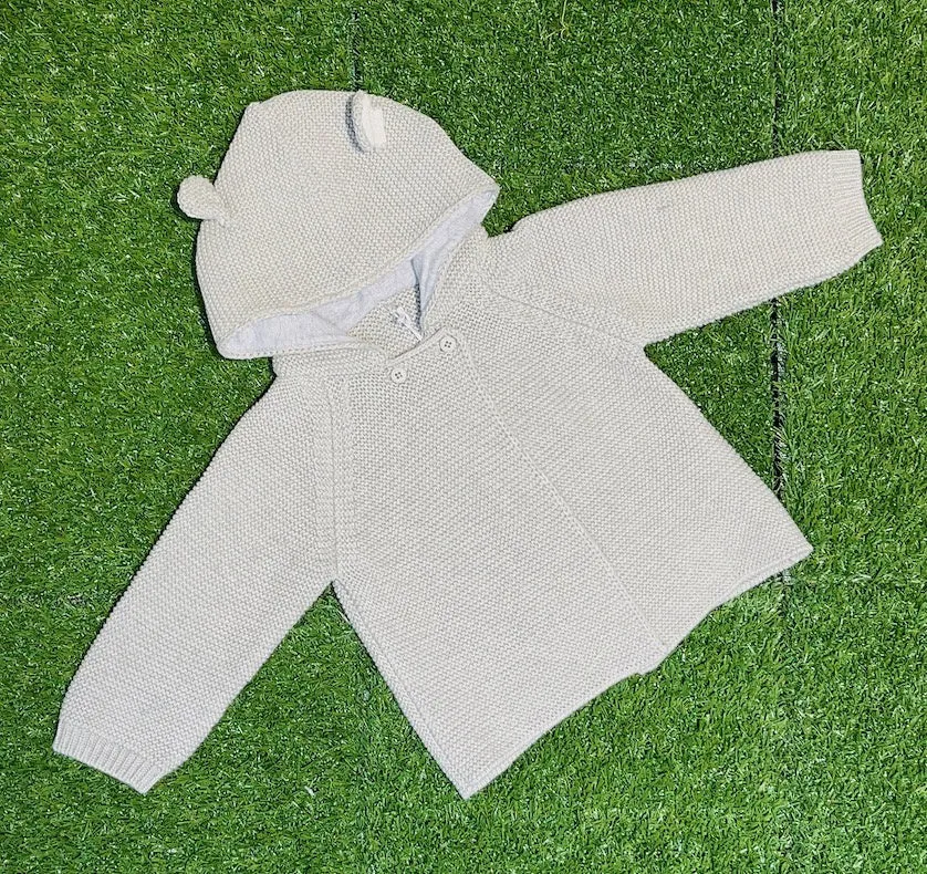 Stella Mccartney Baby Knit Hooded Cardigan