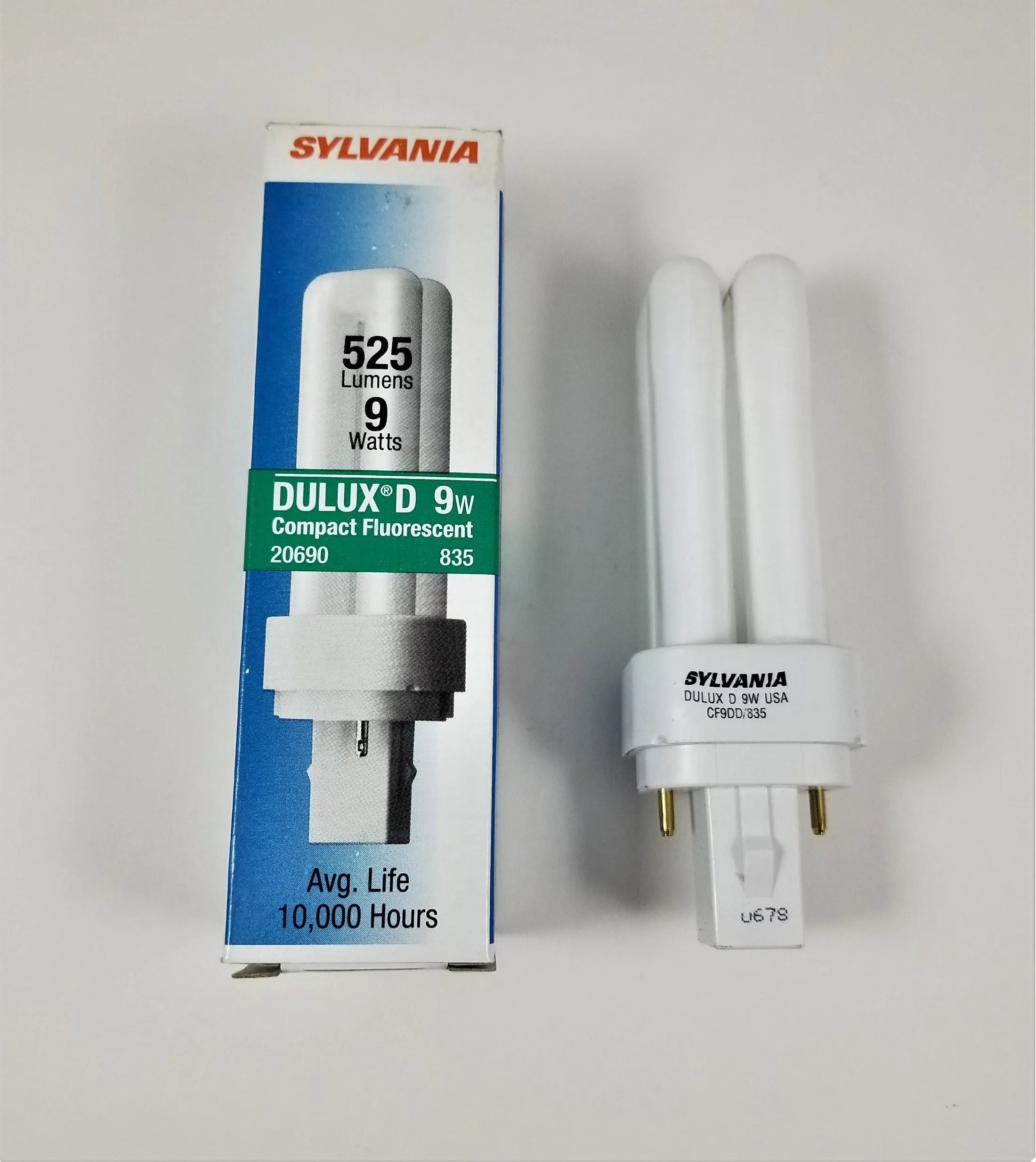 Sylvania Dulux D 9w Quad Tube Fluorescent Bulb