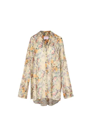 The Blonde Floral Beach Blouse