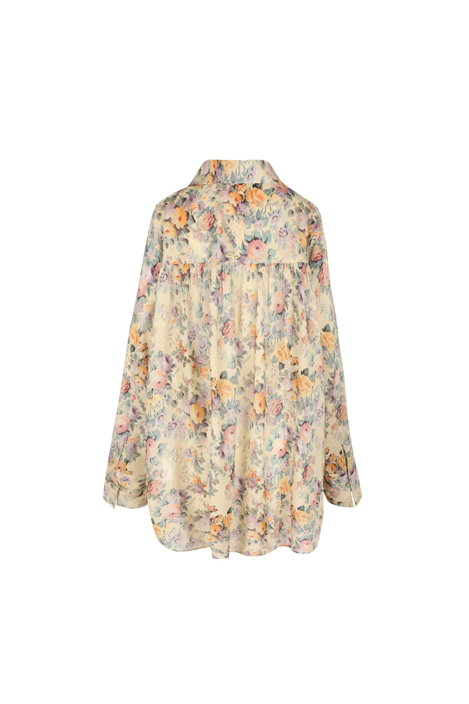 The Blonde Floral Beach Blouse