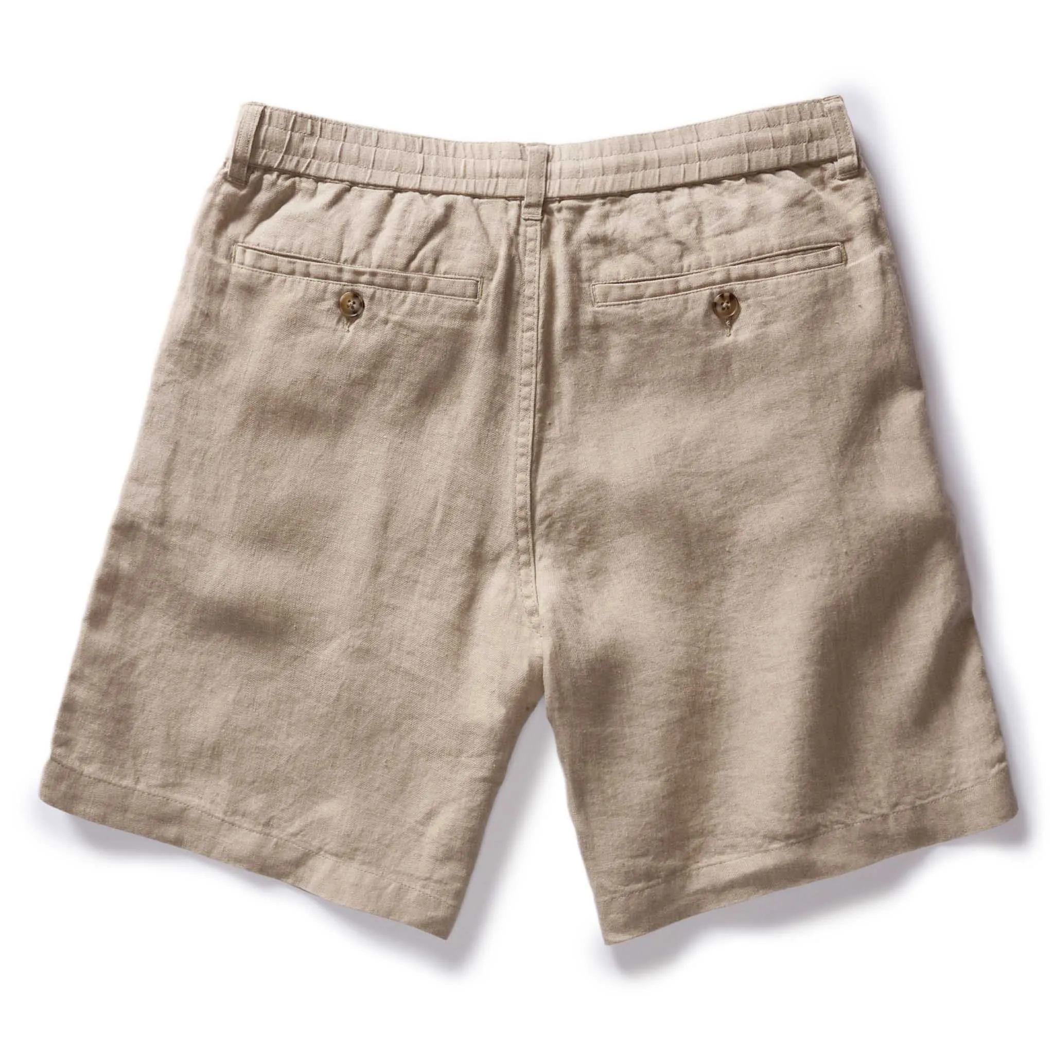 The Easy Short in Natural Linen