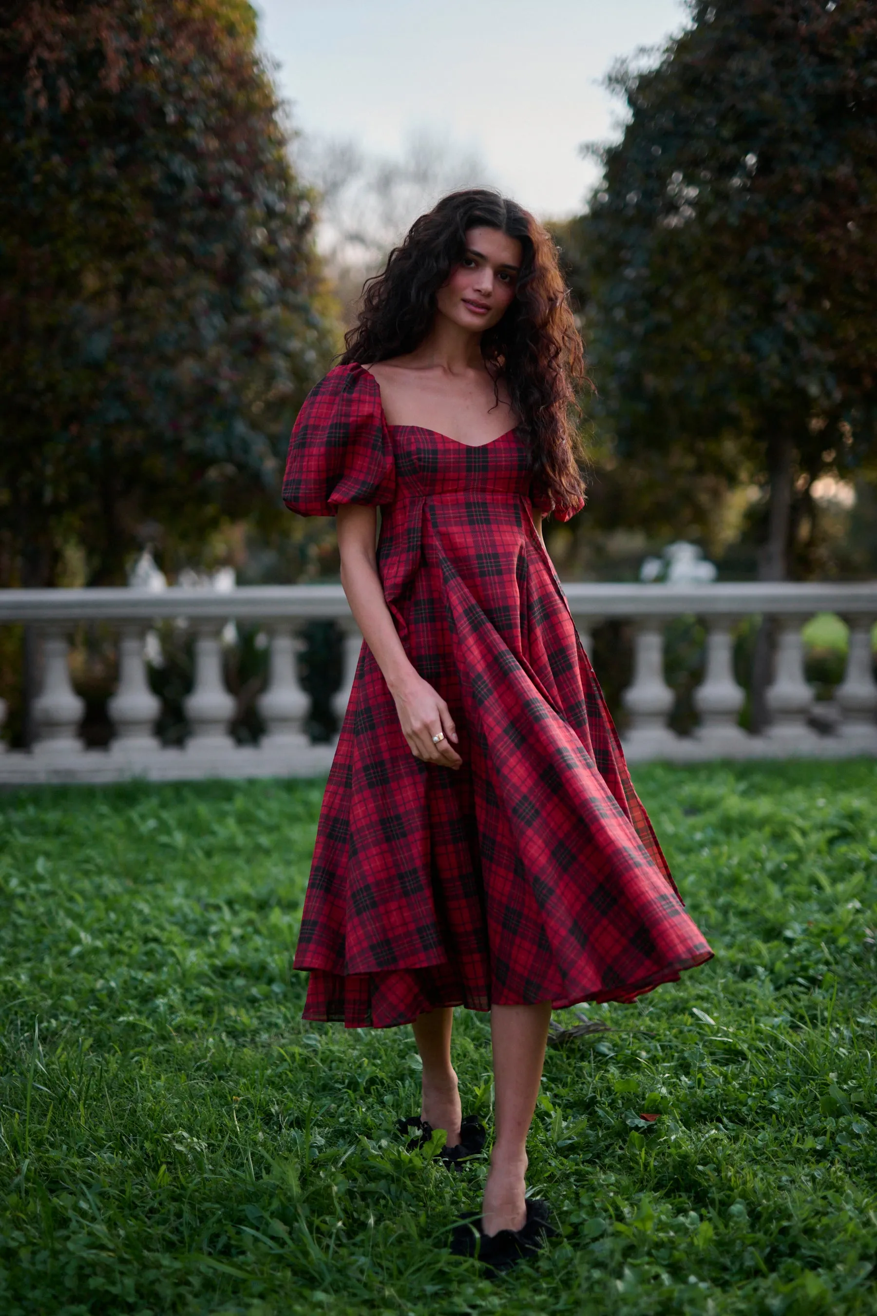 The Royal Tartan La Femme Dress