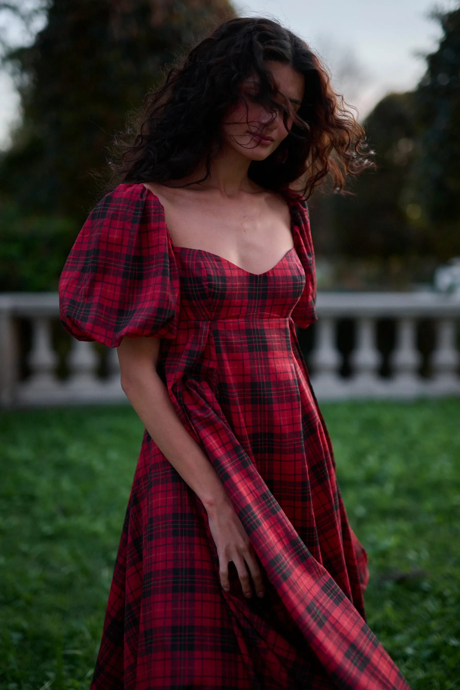 The Royal Tartan La Femme Dress