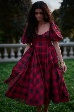 The Royal Tartan La Femme Dress