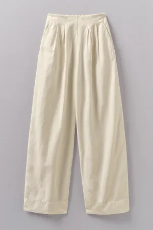 Toast - Cotton Linen Wide Leg Trousers