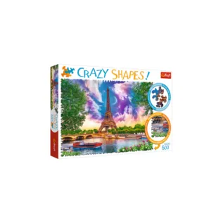 Trefl 600 Piece Puzzle Crazy Shapes Sky over Paris