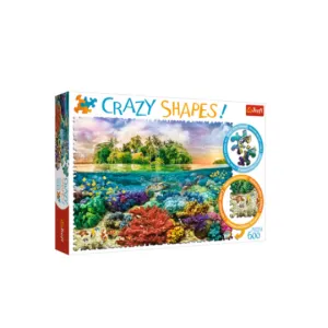 Trefl 600 Piece Puzzle Crazy Shapes Tropical Island