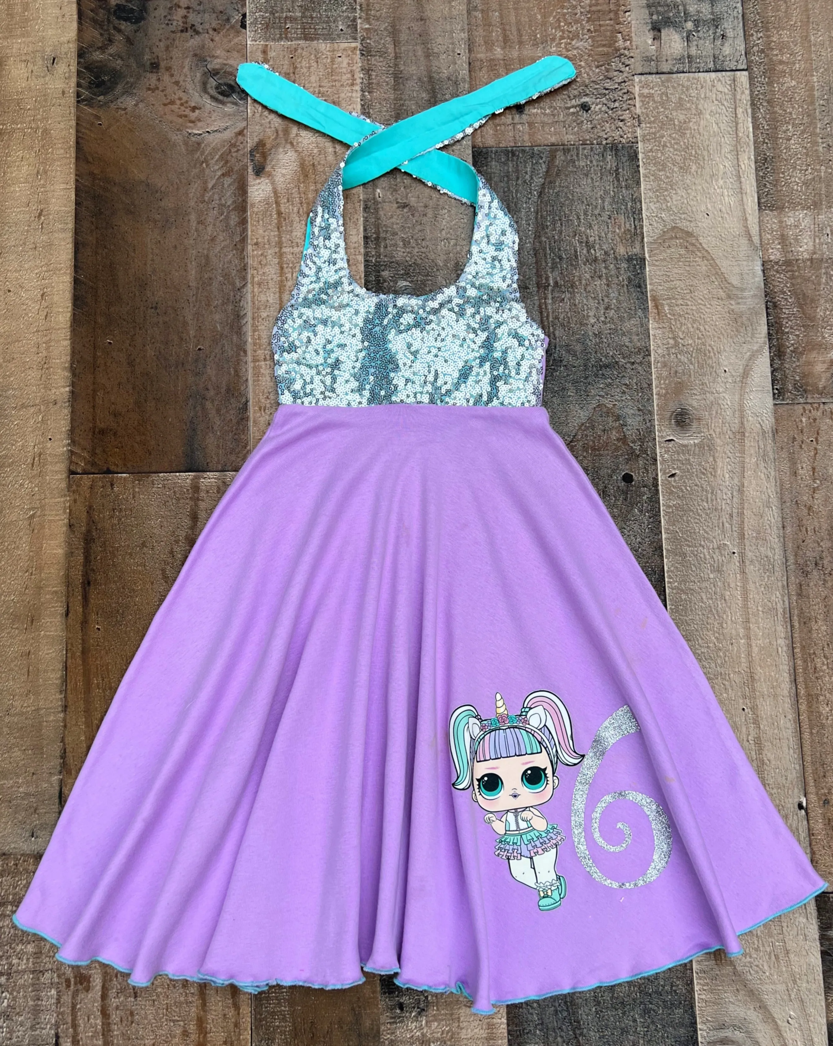 Unicorn Lol Doll Twirl Dress