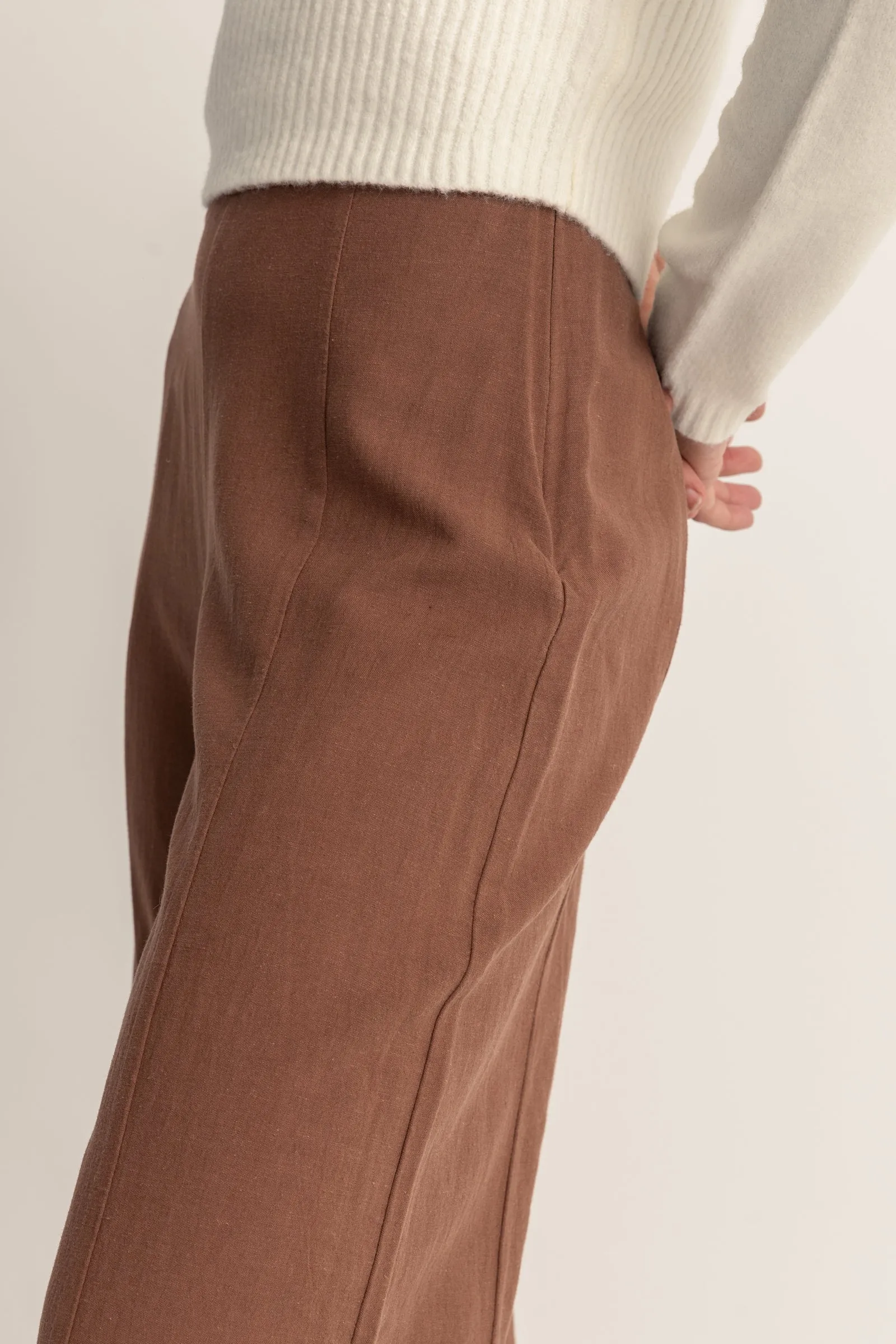 Whitehaven Wide Leg Pant Brown