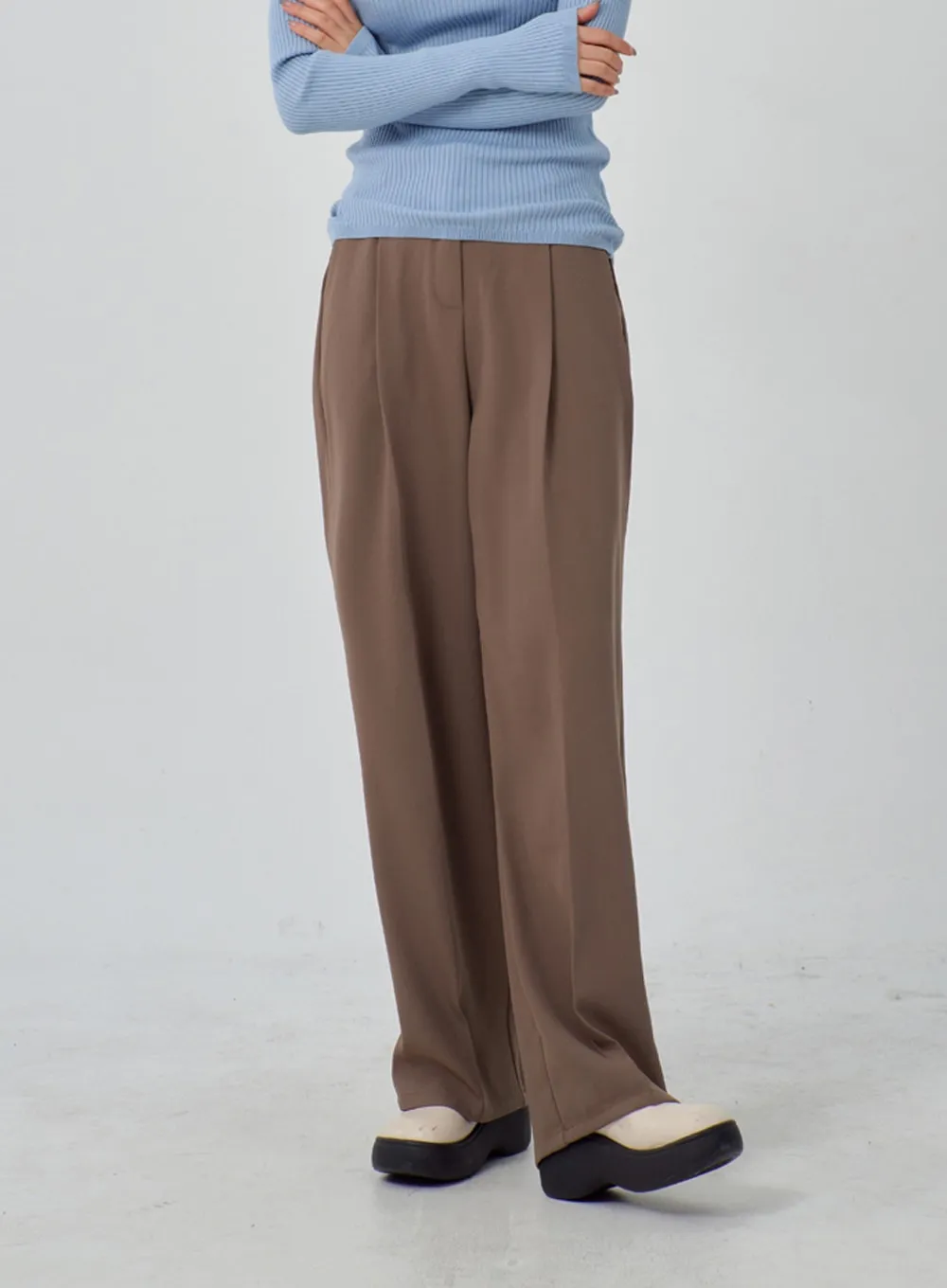 Wide Leg Tailored Pants IM315