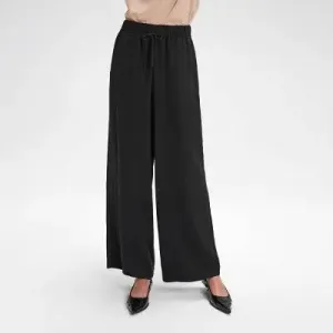 Women's High-Rise Wide Leg Pull-On Pants - A New Day Black XXL