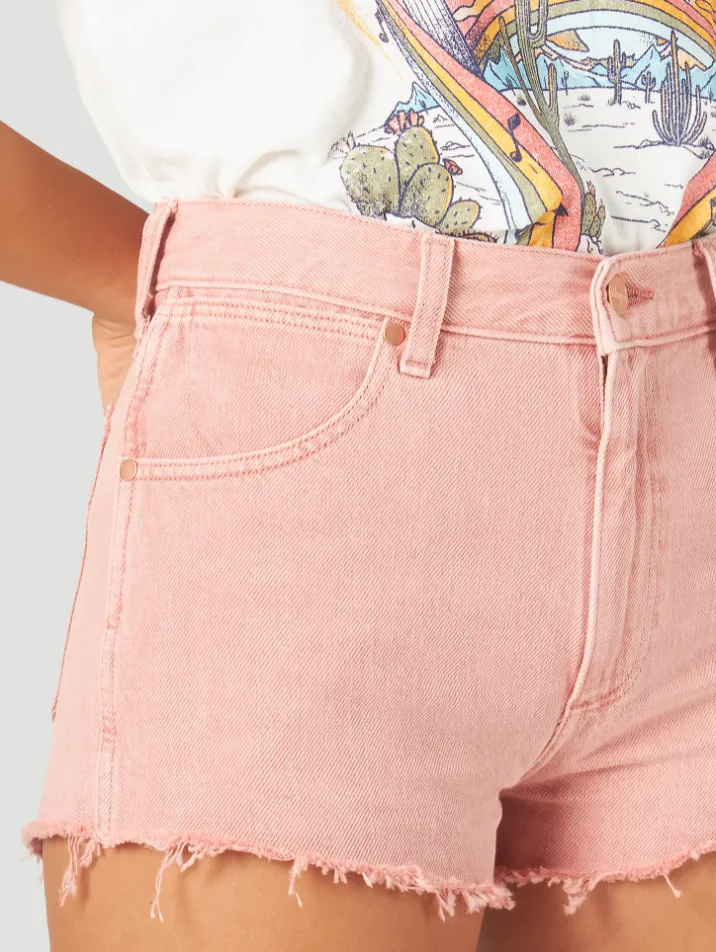 Wrangler 'Festival Shorts' in Rose